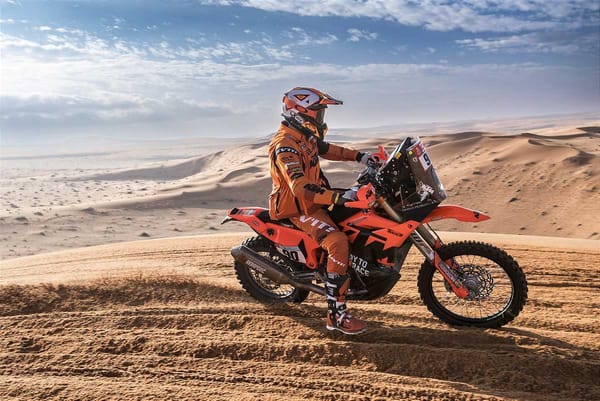 Dakar : Souci technique sur la KTM de Petrucci