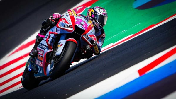 Misano, MotoGP (FP4) : Bastianini d'un rien devant Aprilia