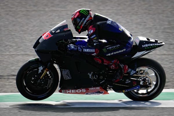 Fabio Quartararo de retour sur une moto