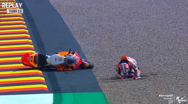 « Tous ces risques pour ça... » : Marquez en détresse au Sachsenring