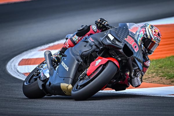 Test Valence : La nouvelle Honda « légère et agile » pour Nakagami